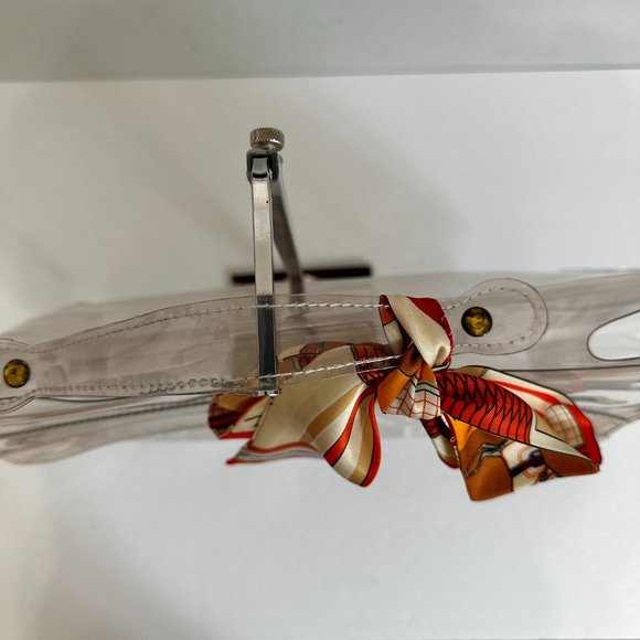 AUTHENTIC HERMES VINTAGE VINYL KELLY BAG LIMITED EDITION WITH BAG CHARM TWILLY - Picture 6 of 15